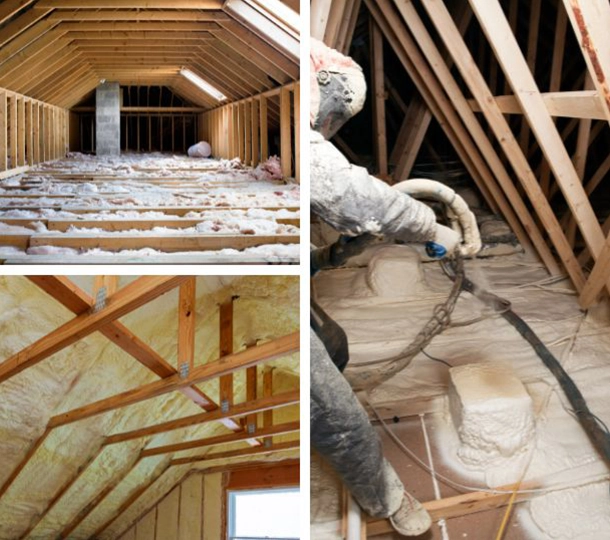 Attic being upgraded by insulation contractor in Everett WA