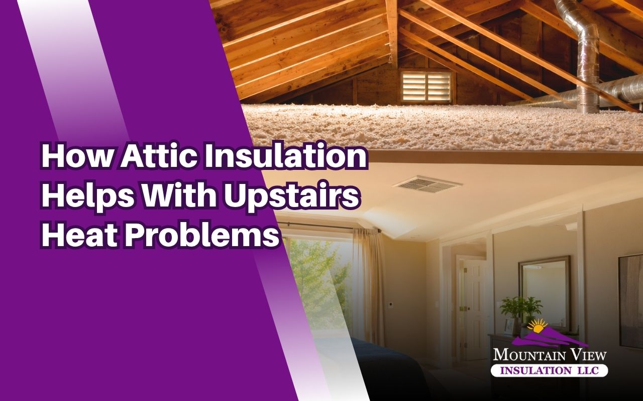Fresh attic insulation helping reduce upstairs heat during summer