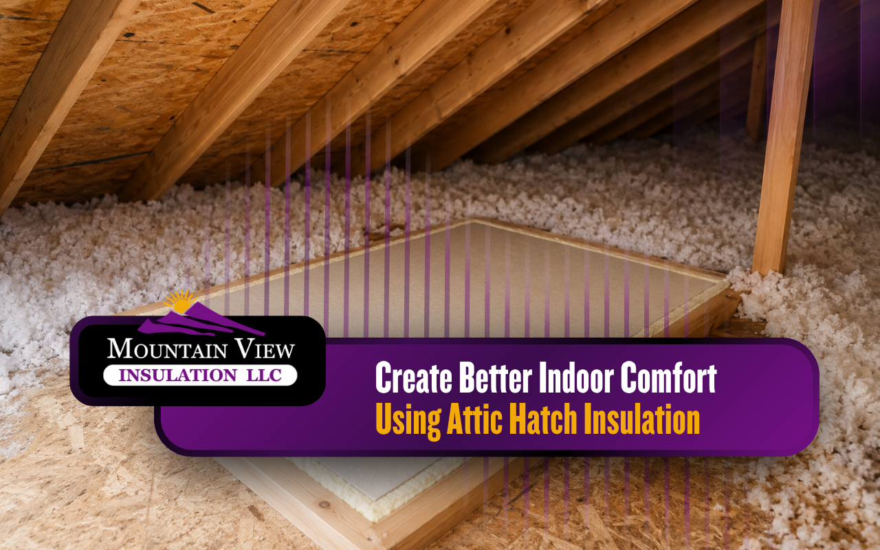 Attic hatch insulation improving home comfort and energy efficiency